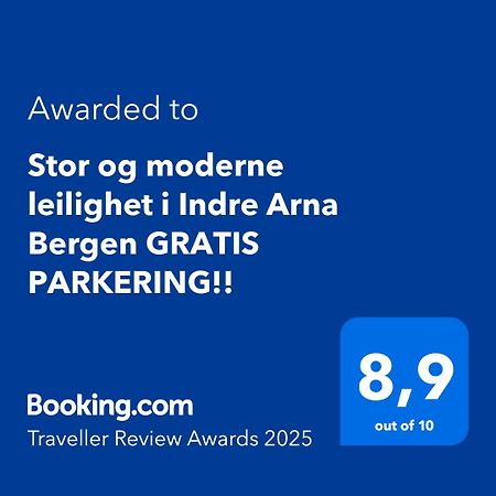 Stor Og Moderne Leilighet I Indre Arna Bergen Gratis Parkering!! Ngoại thất bức ảnh